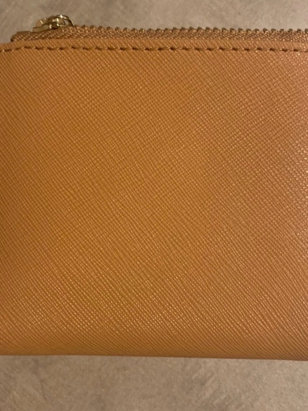 Tory Burch Tan Zip Wallet